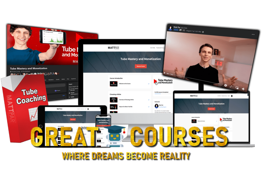 Tube Mastery And Monetization 3.0 By Matt Par Tube Mastery And Monetization 3.0 By Matt Par
