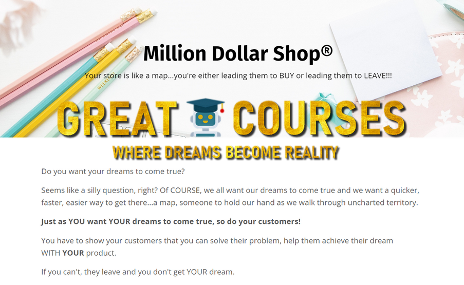 Million Dollar Shop Blogger Bundle By Sarah Titus - Free Download Course