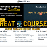 Free Download - EasyWins.io - 100+ Strategies To 10X Your Website's Growth By Mushfiq Sarker