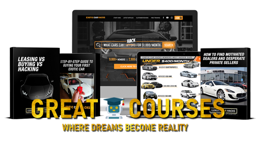 Exotic Car Hacks + Luxury Car Hacks By Pejman Ghadimi - Free Download Insider Course