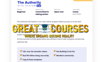 The Authority Site System 3.0 By Authority Hacker