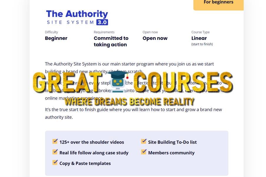 The Authority Site System 3.0 By Authority Hacker