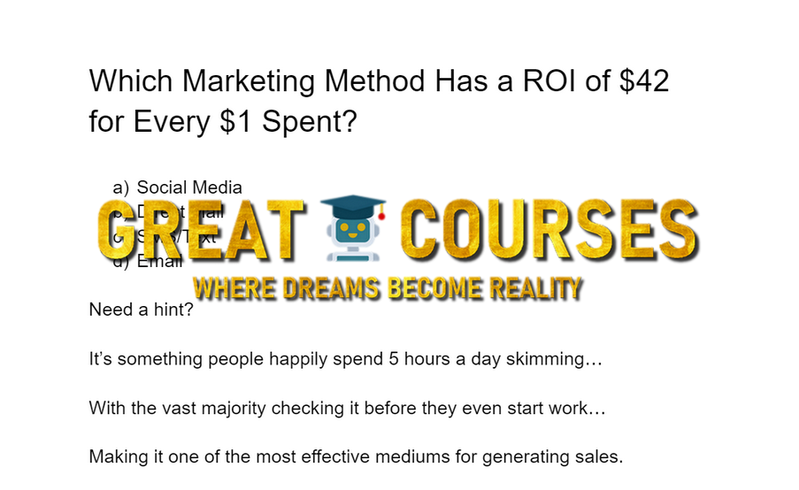 Daily Email Income By Derek Johanson CopyHour - Free Download Course