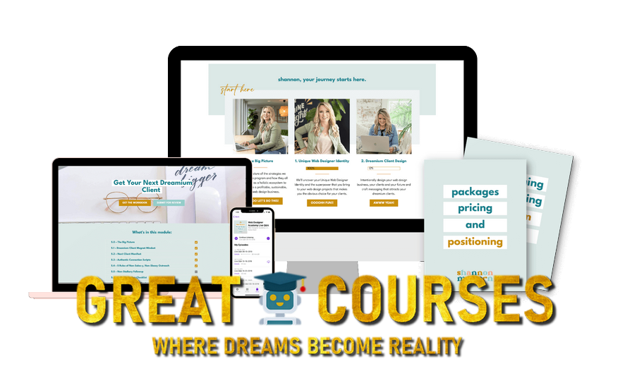 Web Designer Academy By Shannon Mattern - Free Download Course