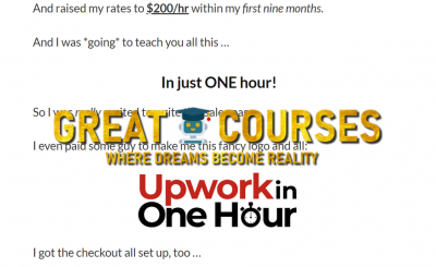 Upwork In One Hour By Daniel Throssell - Free Download Course