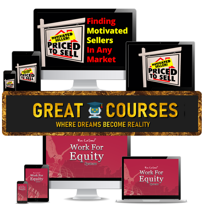 Finding Motivated Sellers + Work For Equity By Ron Legrand – Free Download