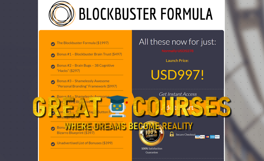 Blockbuster Formula + Bizarro Blueprint By Kenneth Yu - Free Download
