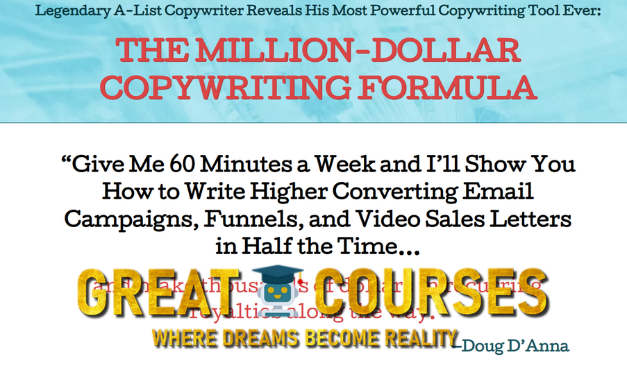Million Dollar Copywriting Formula By Doug D'Anna - Free Download Course