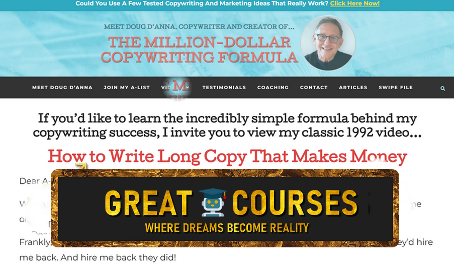 How To Write Long Copy That Makes Money By Doug D'Anna