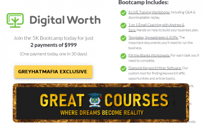 Digital Worth 5K Bootcamp By Andrew Hansen & Sara Young - Free Download