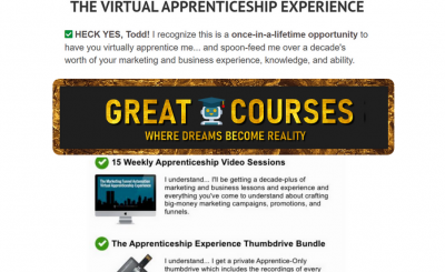 The Virtual Apprenticeship Experience By Todd Brown - Free Download Course