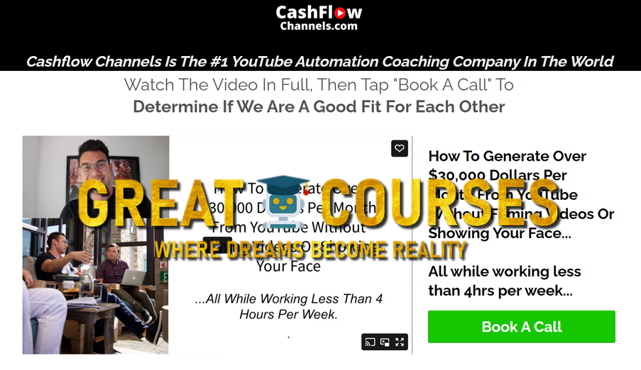 CashFlow Channels By Ryan Hildreth - Free Download YouTube Course CashFlow Channels By Ryan Hildreth - Free Download YouTube Course