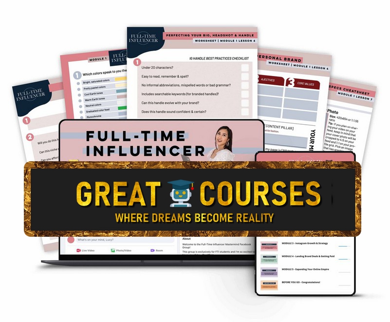 Full-Time Influencer 2.0 By Tina Lee - Free Download Course