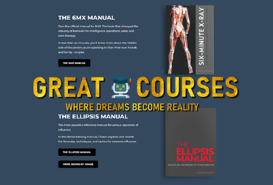 The Ellipsis Manual + Six-Minute X-Ray By Chase Hughes - Free Download eBooks PDF