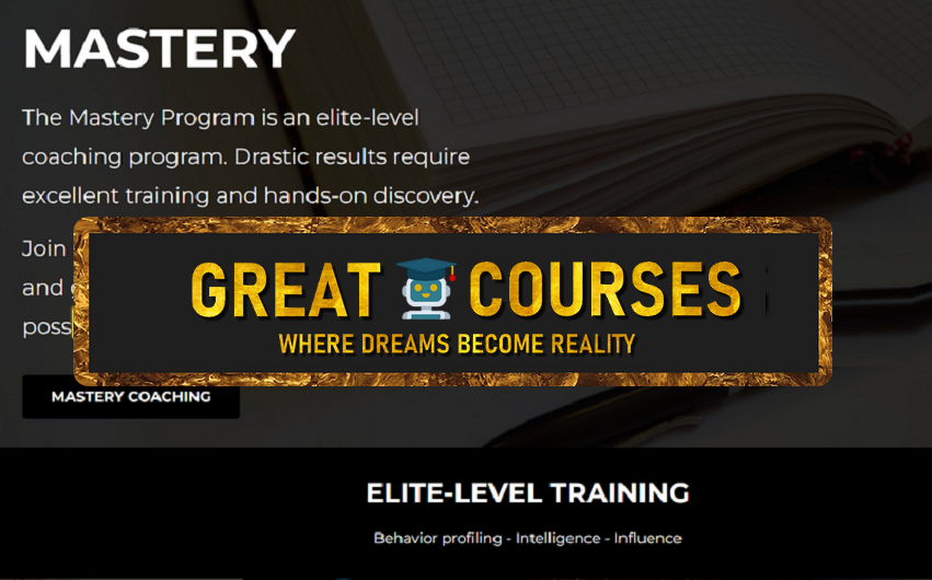 The Mastery Program By Chase Hughes - Free Download Course