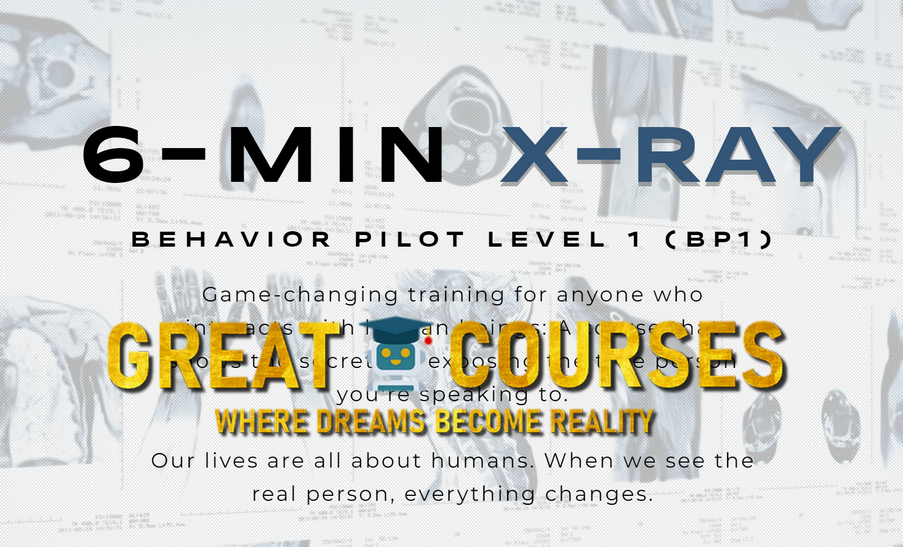 Six-Minute X-Ray Course - Behavior Pilot 1 By Chase Hughes - Free Download Course 6 Minutes