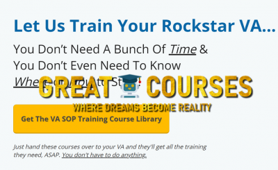 Free Download - The VA Standard Operating Procedure Training Course Library By John Jonas