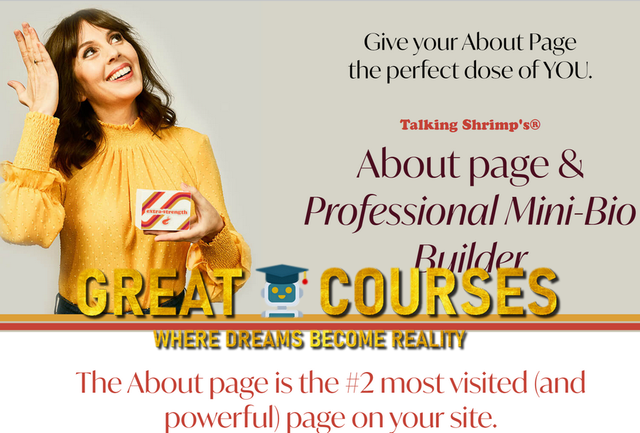 About Page And Professional Mini-Bio Builder By Laura Belgray - Free Download Course - Talking Shrimp About Page And Professional Mini-Bio Builder By Laura Belgray - Free Download Course - Talking Shrimp