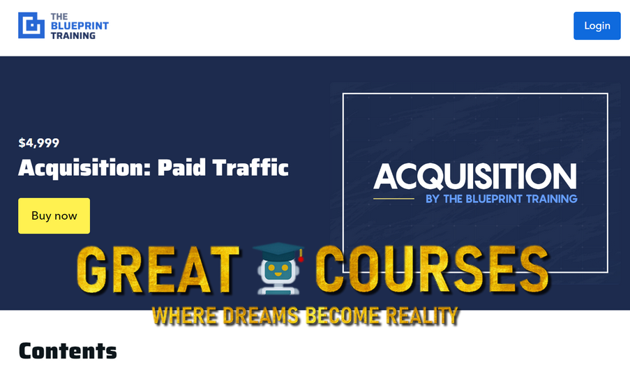 Acquisition : Paid Traffic By The Blueprint Training - Ryan Stewart - Free Download Course