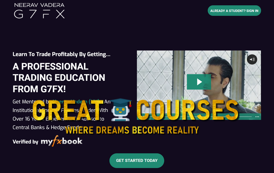G7FX Professional Trading PRO Course By Neerav Vadera