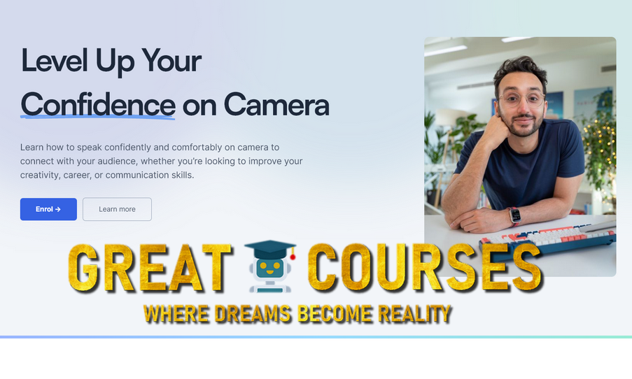 Camera Confidence By Ali Abdaal - Free Download Course