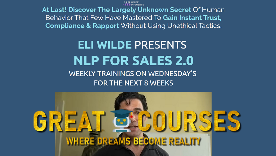 NLP For Sales 2.0 By Eli Wilde - Free Download Course Loyalty Membership