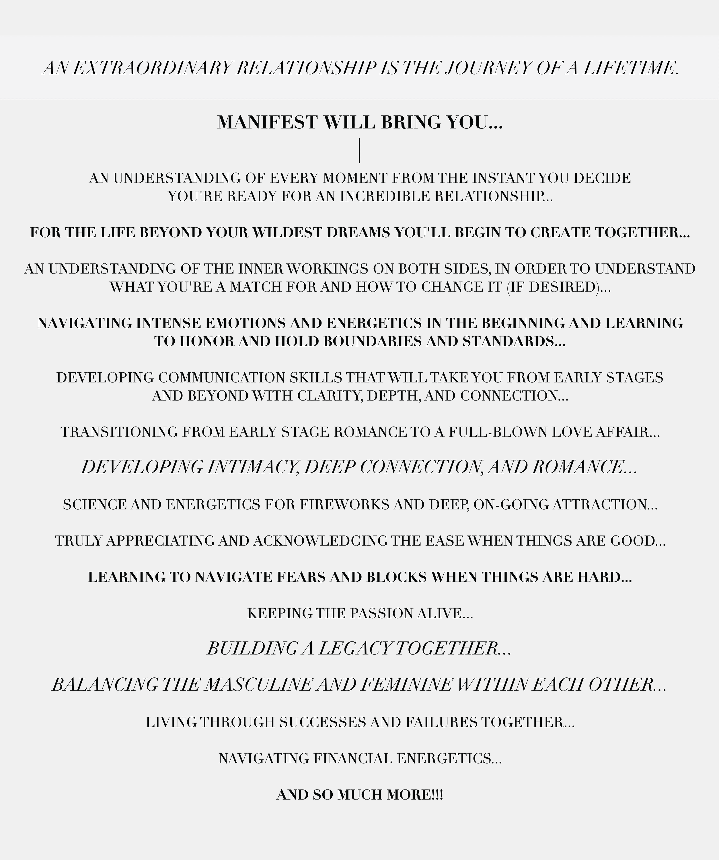 Manifest - The Energetic Match By Melanie Ann Layer Alpha Femme - Free Download Course Program