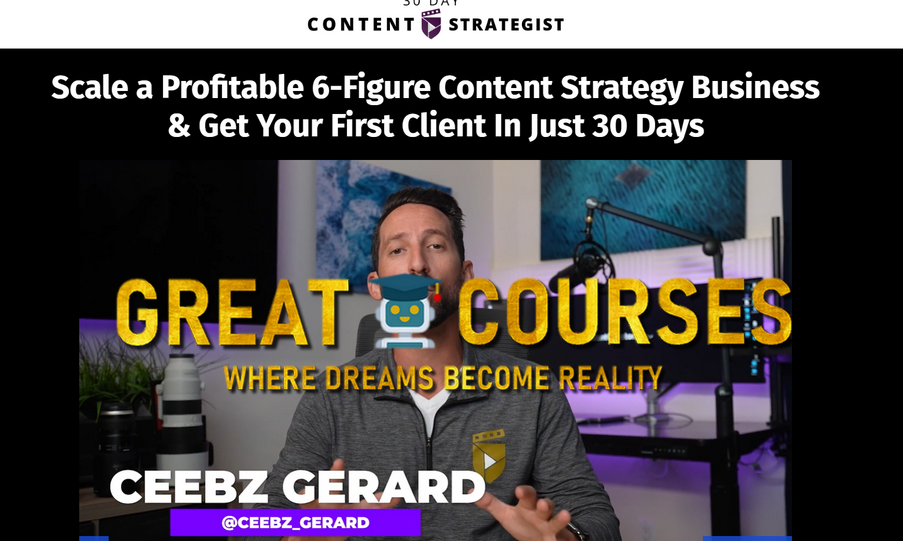 30 Day Content Strategist By Ceebz Gerard & Paul Xavier - Free Download