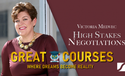 High Stakes Negotiations By Dr. Victoria Medvec - Free Download Course