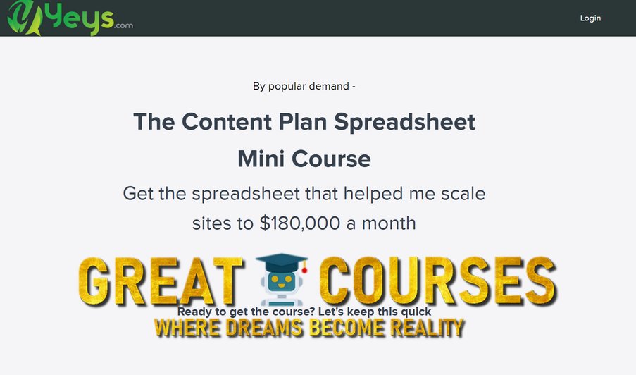 Free Download - The Content Plan Spreadsheet Mini Course By Anne Moss