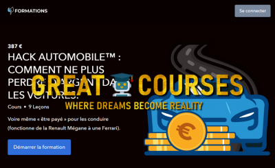 Hack Automobile De Cédric Annicette - Telechargement Gratuit Formation En Ligne