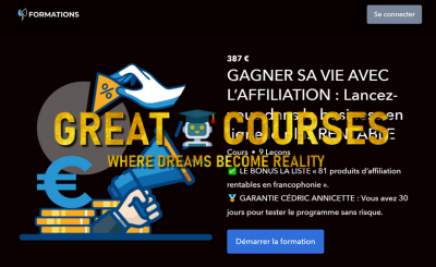 Gagner Sa Vie Avec L'Affiliation De Cédric Annicette - Téléchargement Gratuit Formation En Ligne - Télécharger Gratuitement