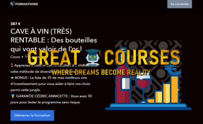 Cave A Vin (Très) Rentable De Cédric Annicette - Telechargement Gratuit Formation En Ligne