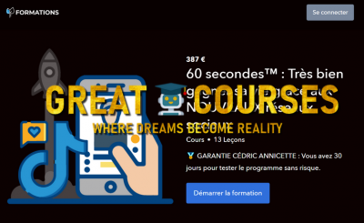 Formation 60 Secondes De Cédric Annicette - Telechargement Gratuit