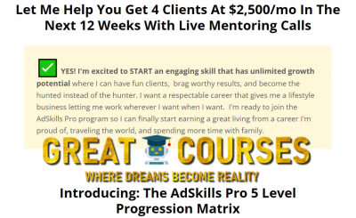 The AdSkills Pro 5 Level Progression Matrix By Adskills - Justin Brooke - Free Download