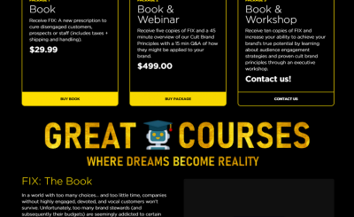 Fix - Cult Brand Principles Book + Webinar - Free Download Course