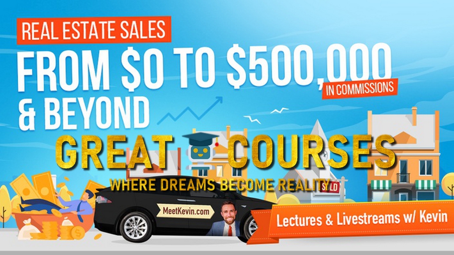 Real Estate Sales: From $0 To $500k & Beyond By Becoming A No-Pressure Agent By Meet Kevin - Free Download Course By Kevin Paffrath