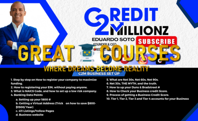 C2M Business Launch Method By Eduardo Soto – Free Download Credit 2 Millionz