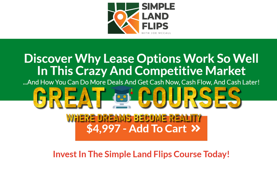 Simple Land Flips By Joe McCall - Free Download Course