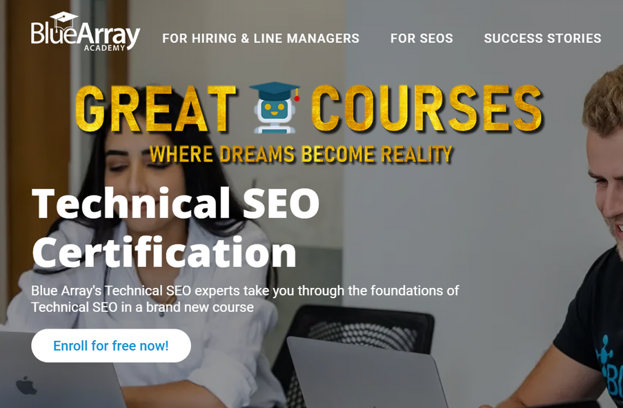 Technical SEO Certification By Blue Array Academy - Free Download Course