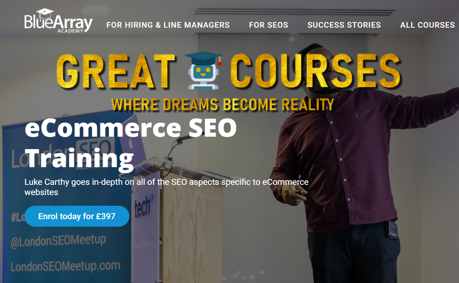 eCommerce SEO Training By Blue Array Academy - Free Download Course