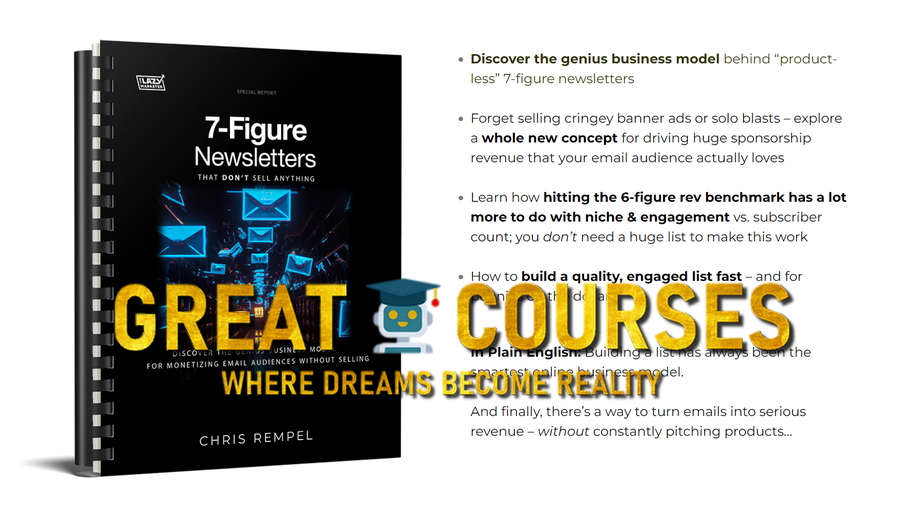 7 Figure Newsletters By Chris Rempel – The Lazy Marketer – Free Download Course