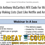 NFX Code By Anthony McCarthy - Free Download Course + Webinar Bonus - Joi The Gold Mine