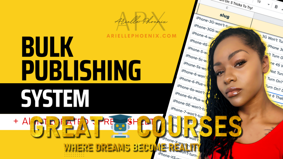 AI Bulk Publishing System + AI-Integrated SpreadSheet By Arielle Phoenix