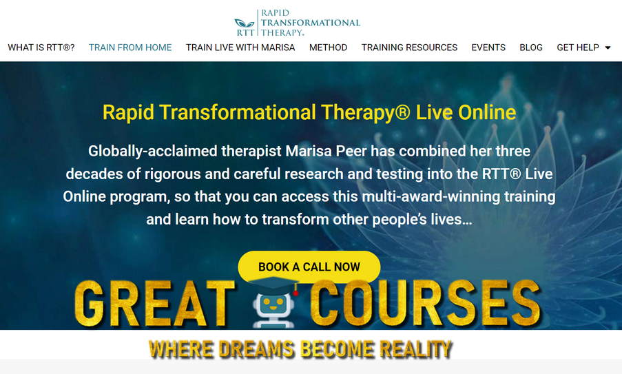 Rapid Transformational Therapy RTT By Marisa Peer - Free Download Course