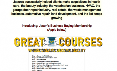 Business Buying Membership By Jason Paul Rogers - Free Download