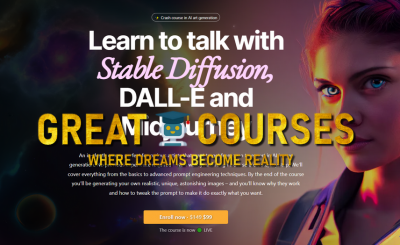 Prompt Engineering AI Art Course By PromptHero - Free Download