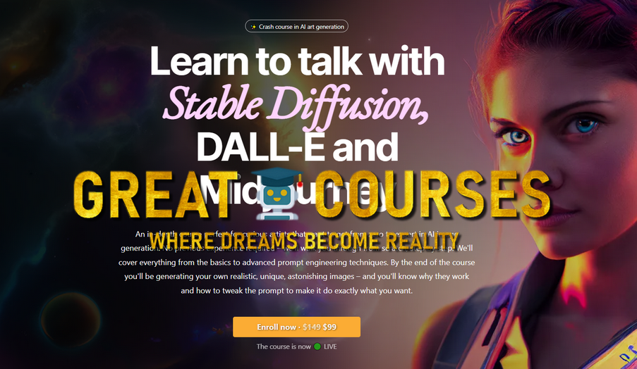 Prompt Engineering AI Art Course By PromptHero - Free Download