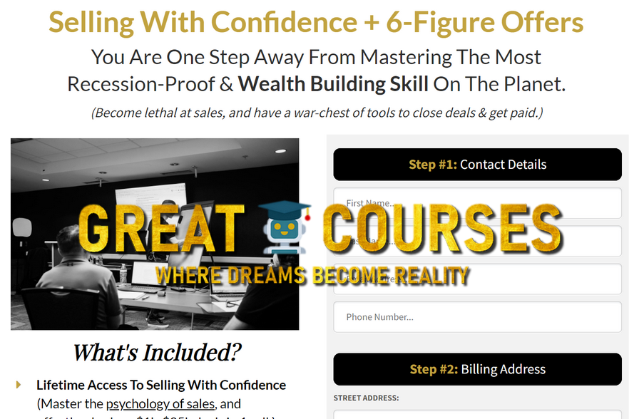 Selling With Confidence + 6-Figure Offers By Josh Forti - Free Download Course