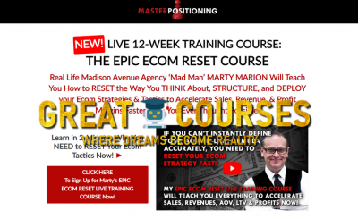 The Epic Ecom Reset Course By Marty Marion - Free Download